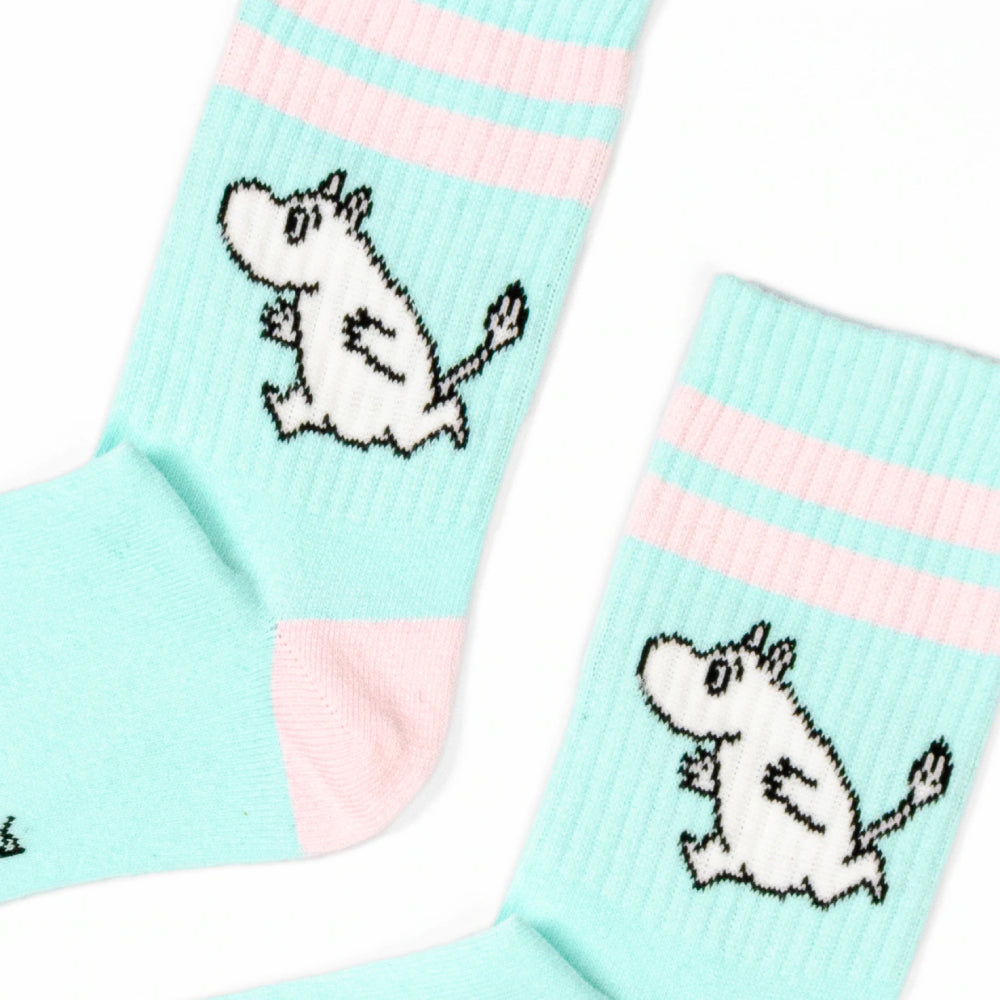 Moomin Socks Retro Moomintroll Blue/Pink