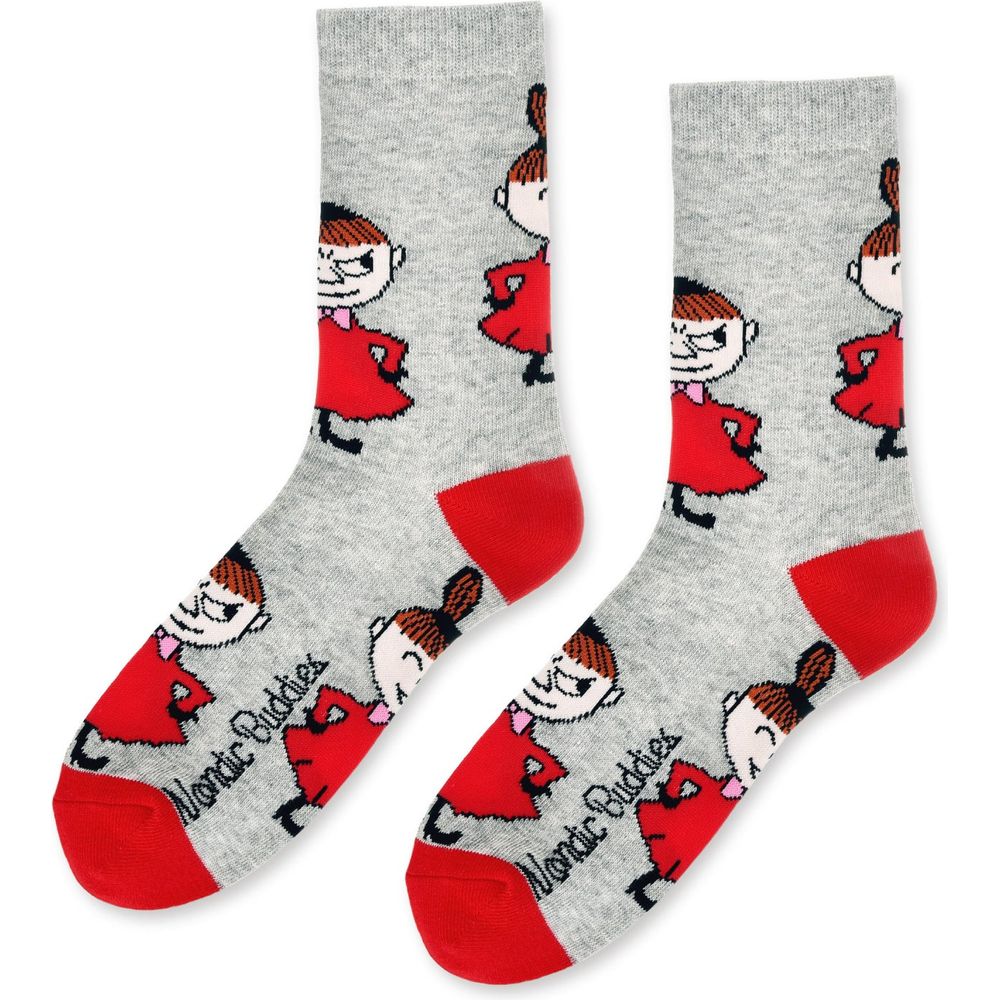 Moomin Socks Little My Grey/Red