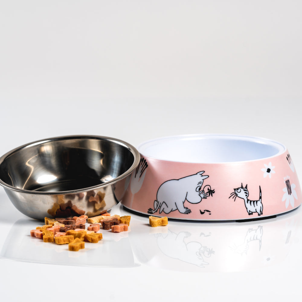 Moomin For Pets Food Bowl Pink Small