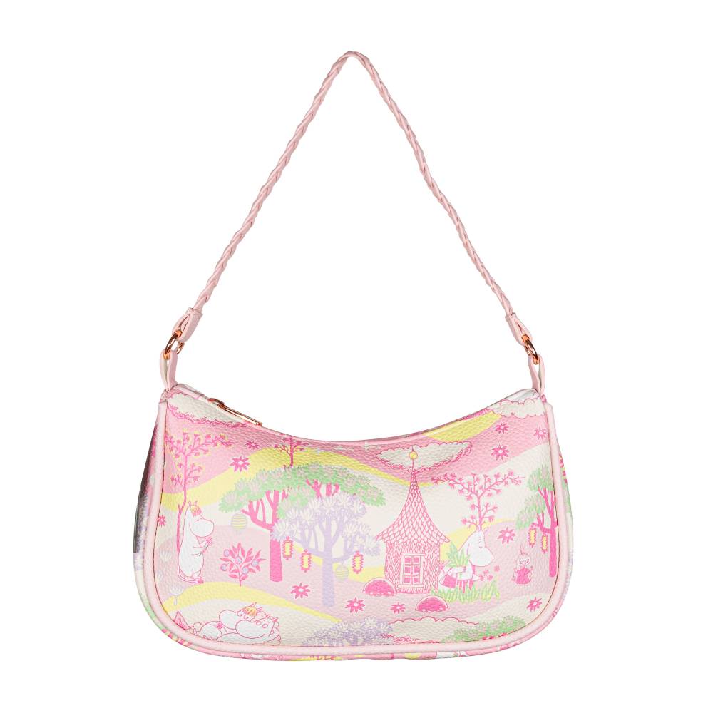 Moomin Cloud Castle Shoulder Bag Pink