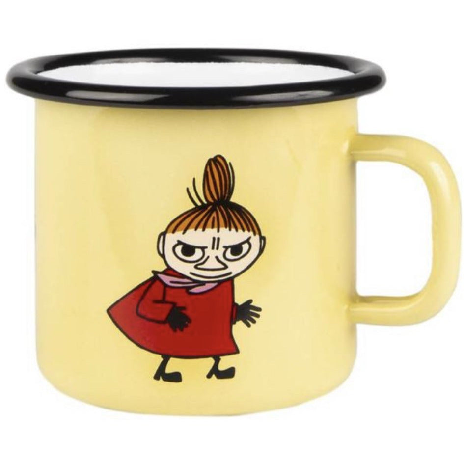 Moomin Enamel Mug 2.5 dl Retro Little My Yellow - .