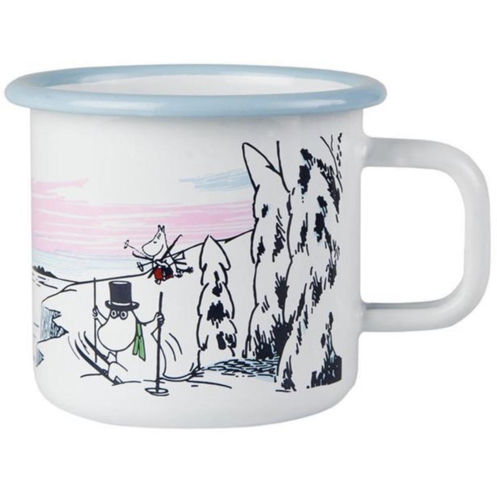 Moomin Enamel Mug 3.7 dl Winter Time - .