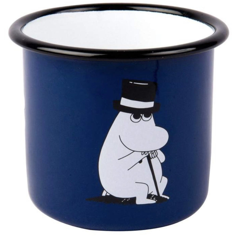 Moomin Enamel Mug 3.7 dl Moominpappa Dark Blue - .