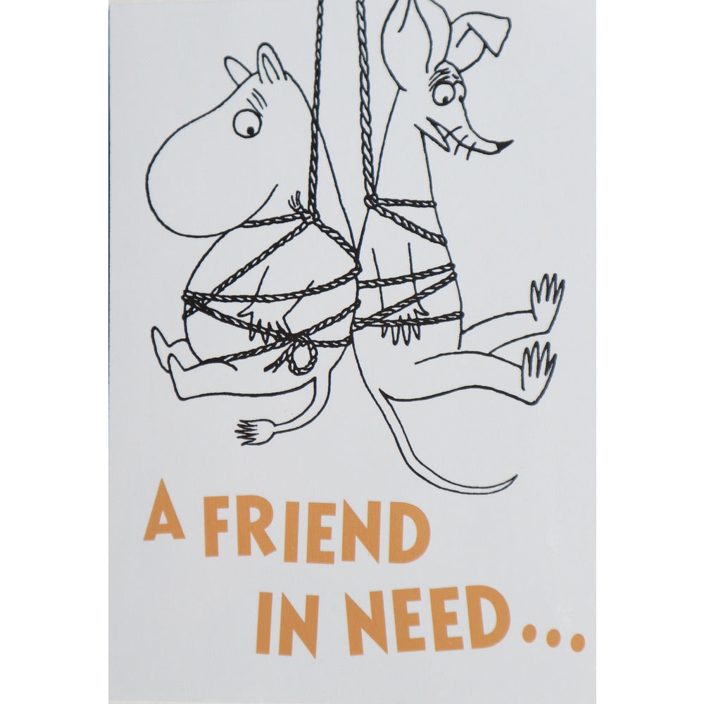 Postcard  A Friend In Need - .