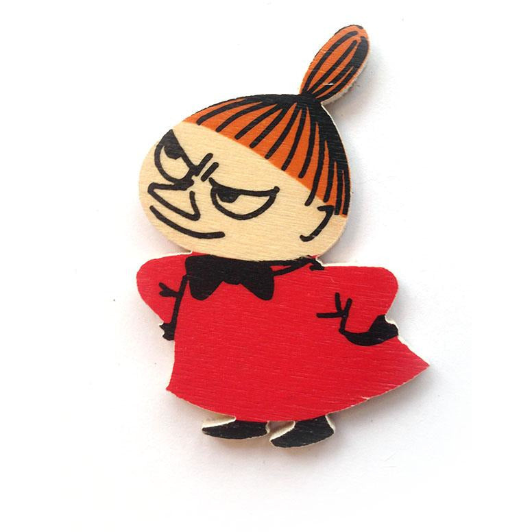 Wooden Brooch Little My - .