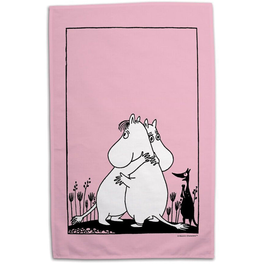 Tea Towel Love Pink - .