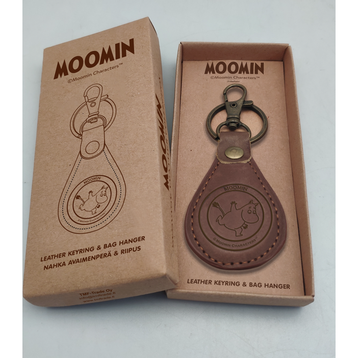 Moomin Leather Keyring In A Gift Box - .