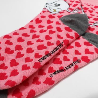 Moomin Heart Printed Socks - .