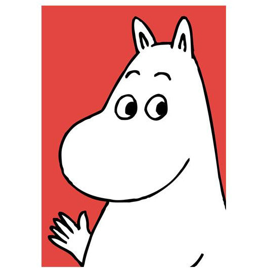 Greeting Card Moomintroll Red - .