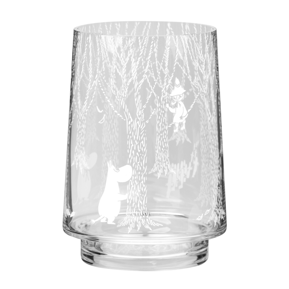 Moomin Glass Lantern/Vase In The Woods