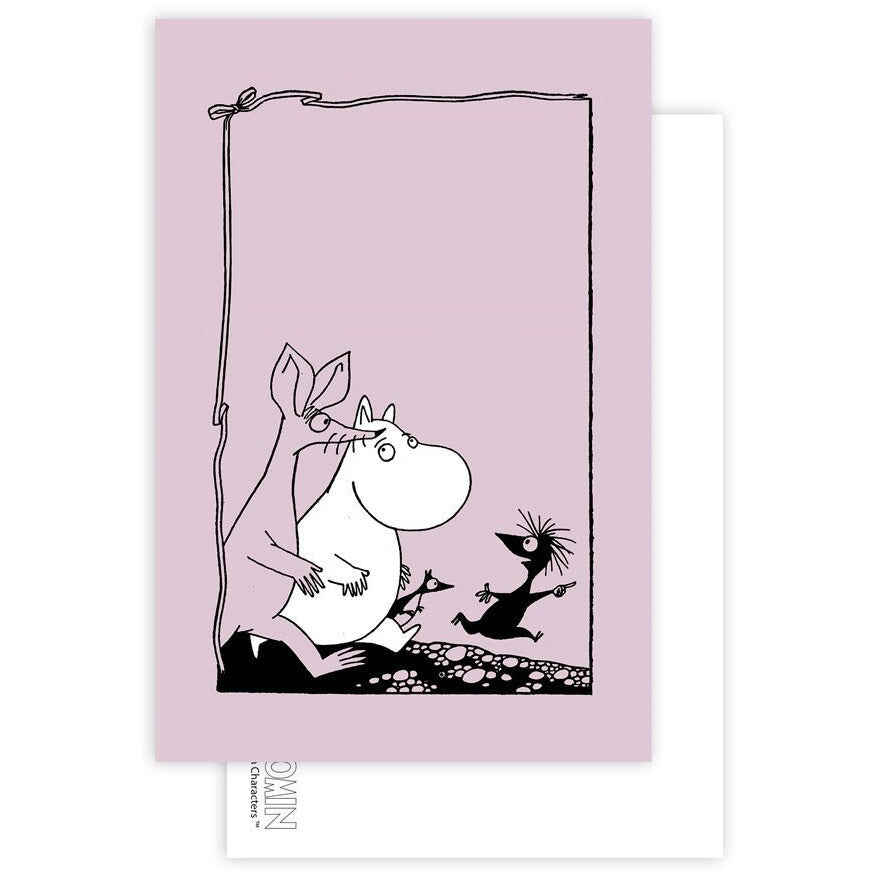 Postcard Sniff And Moomintroll - .