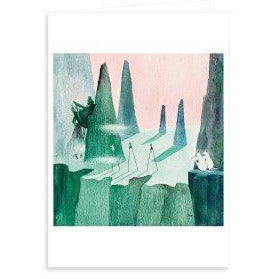 Moomin Postcard Comet Chase - .