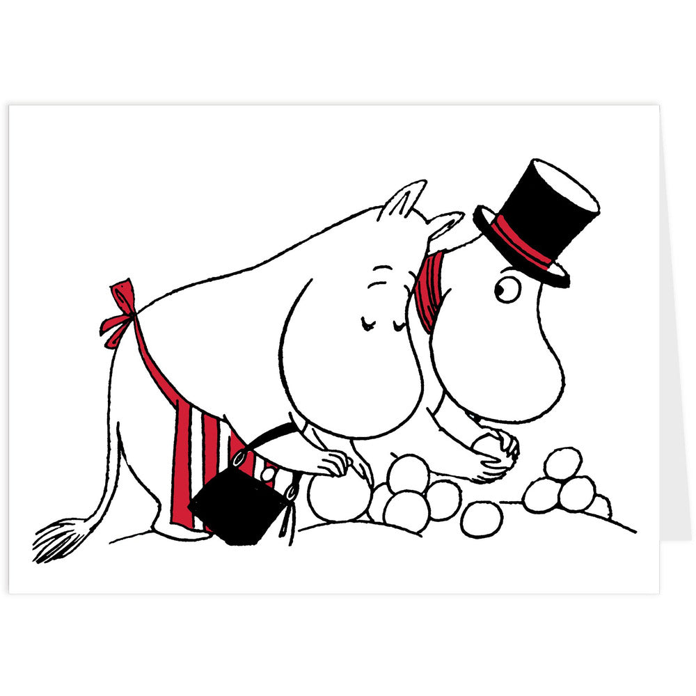 Greeting Card Snowballs - .