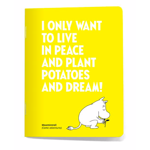 Moomin Mini Notebook Plant Potatoes