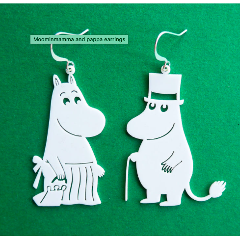 Moominmamma And Moominpappa Earrings
