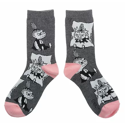 Moomin Socks Little My Grey / Pink