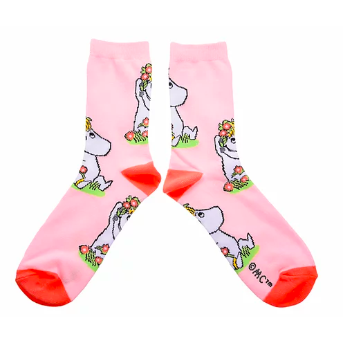 Moomin Socks Snorkmaiden Summer  Pink
