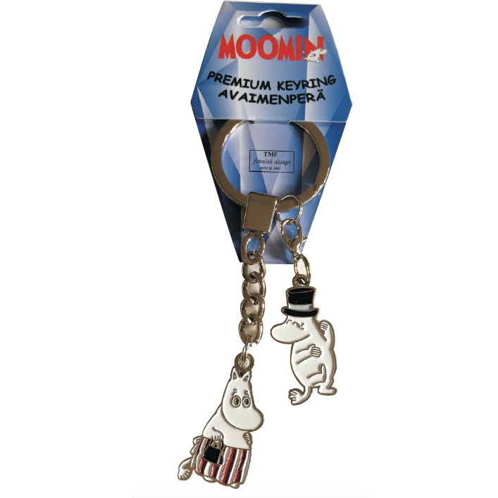 Moomin Metal Keyring Moominmamma And Moominpappa - .