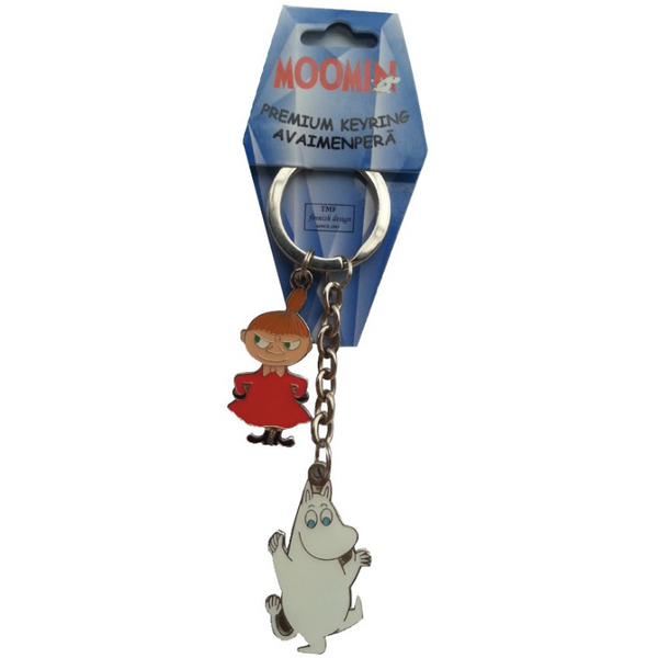 Moomin Metal Keyring Moomintroll And Little My - The Official Moomin ...