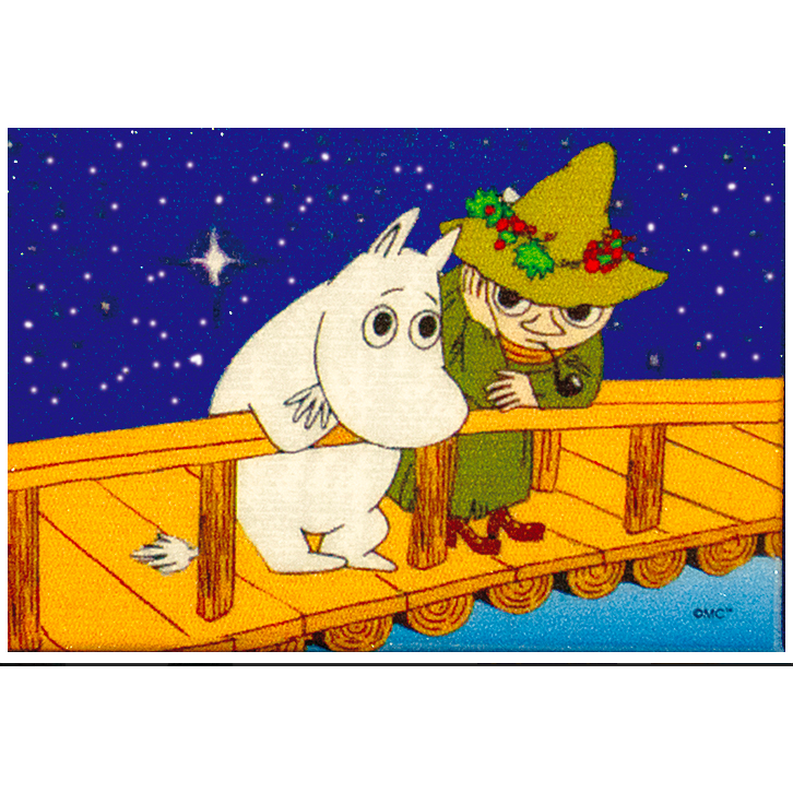 Glittering Magnet Moomintroll And Snufkin - .