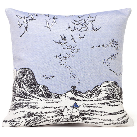 Gobelin Cushion Cover Moomins In Sea Blue - .