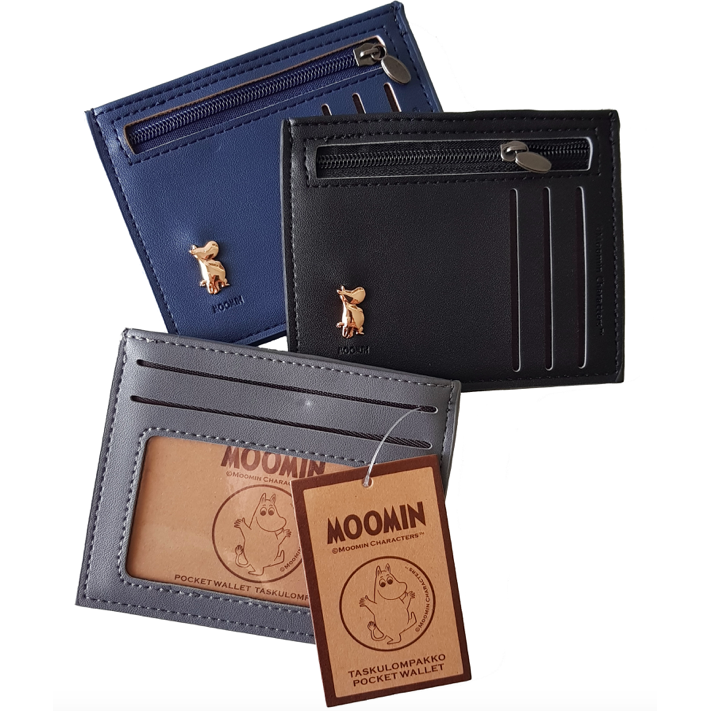 Moomin Pocket Wallet Black - .