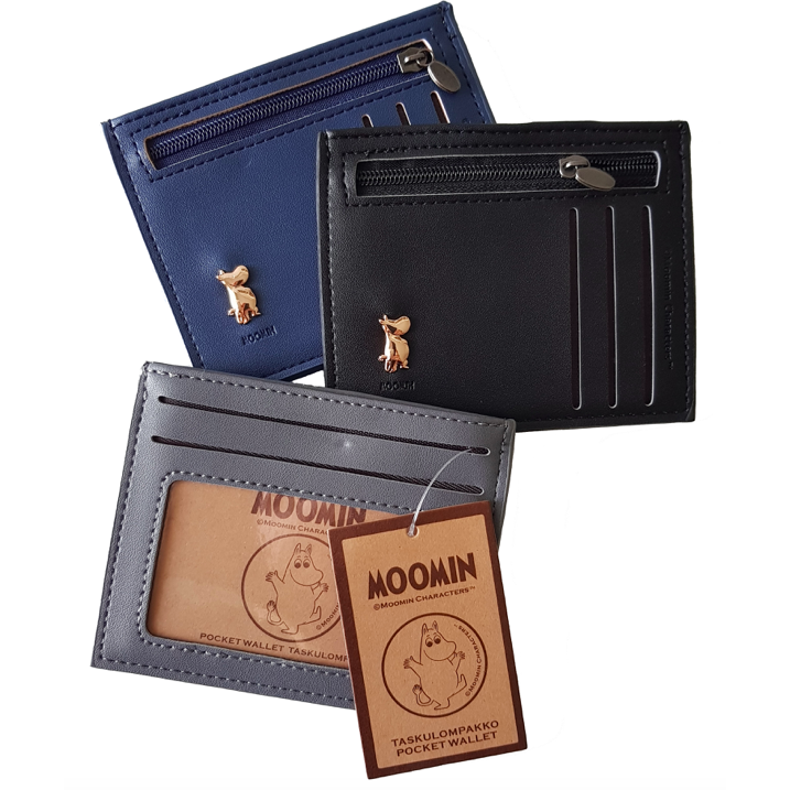 Moomin Pocket Wallet Blue - .