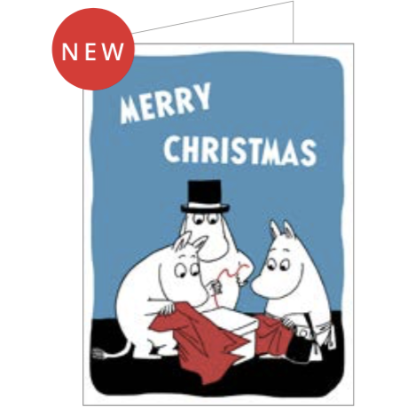 Greeting Card Merry Christmas Unwrapping - .