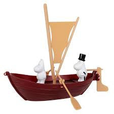 Moominpappa's Sailing Boat With Two Figures - .