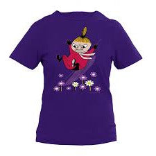 Moomin T-Shirt kids Little My Sliding Purple - .