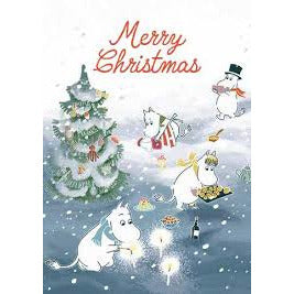 Moomin Christmas Card Moominfamily - .