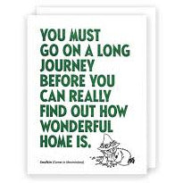 Poster You Must Go On A Long Journey small - .