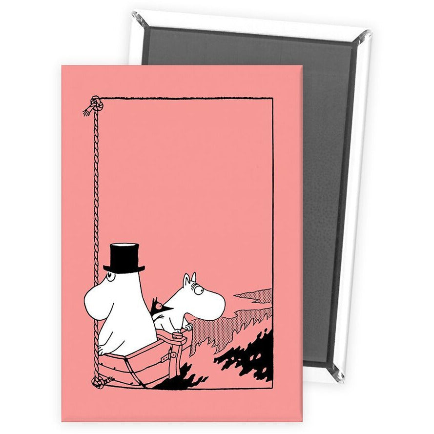 Fridge Magnet Moomintroll And Moominpappa In A Boat - .