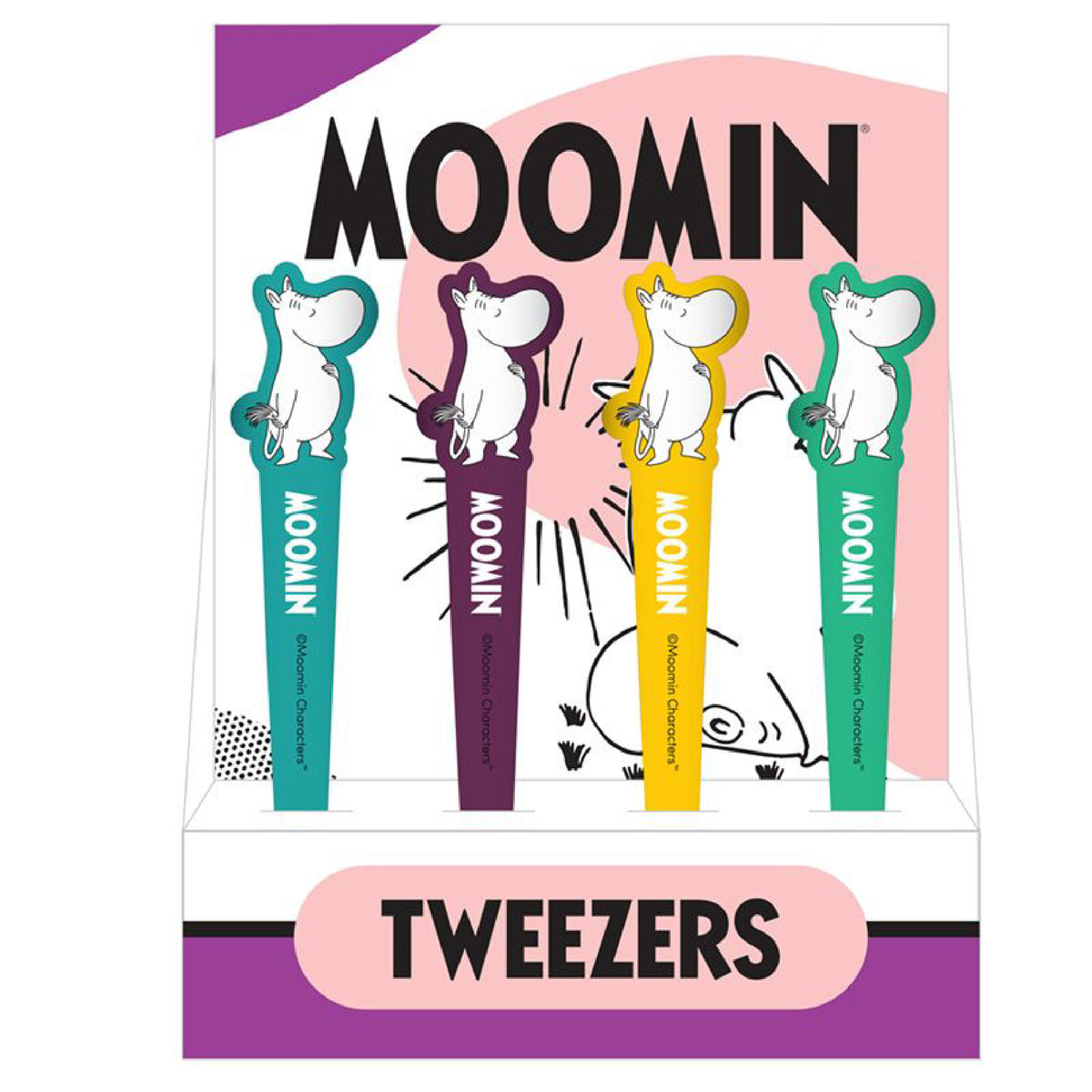 Moomin Shaped Tweezers 4 Colours