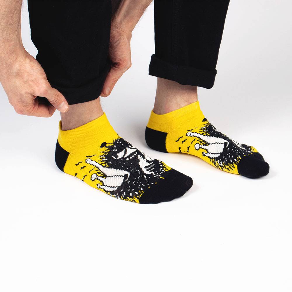 Ankle Socks Stinky Yellow