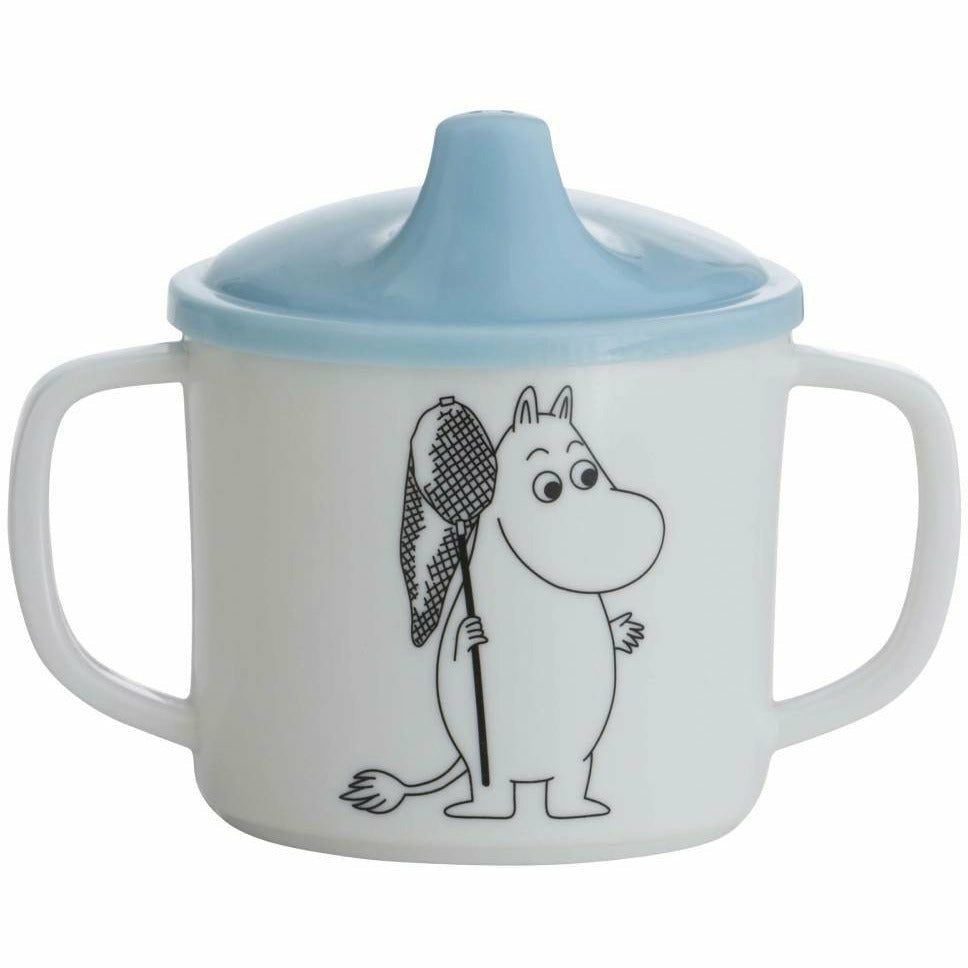 Sippy Cup With Handles And Blue Lid The Official Moomin Shop