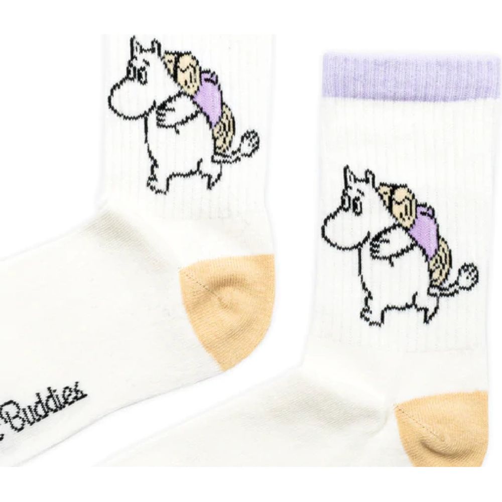 Moomin Socks Retro Moomintroll Camping Lilac