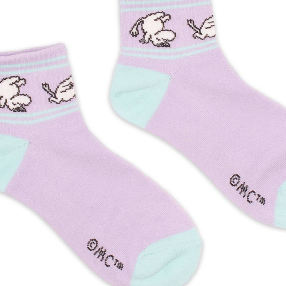 Ankle Socks Retro Moomintroll Lilac