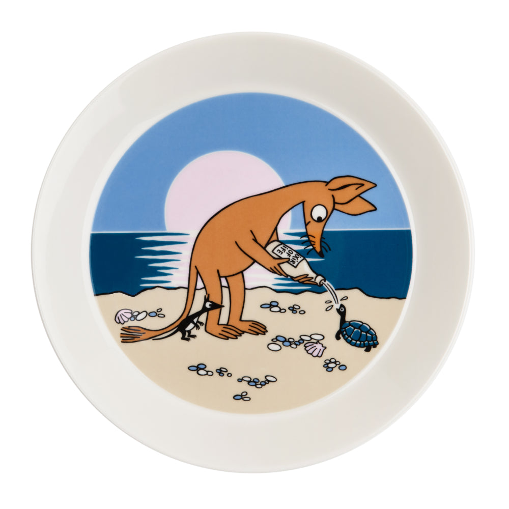 Moomin Plate Sniff Blue