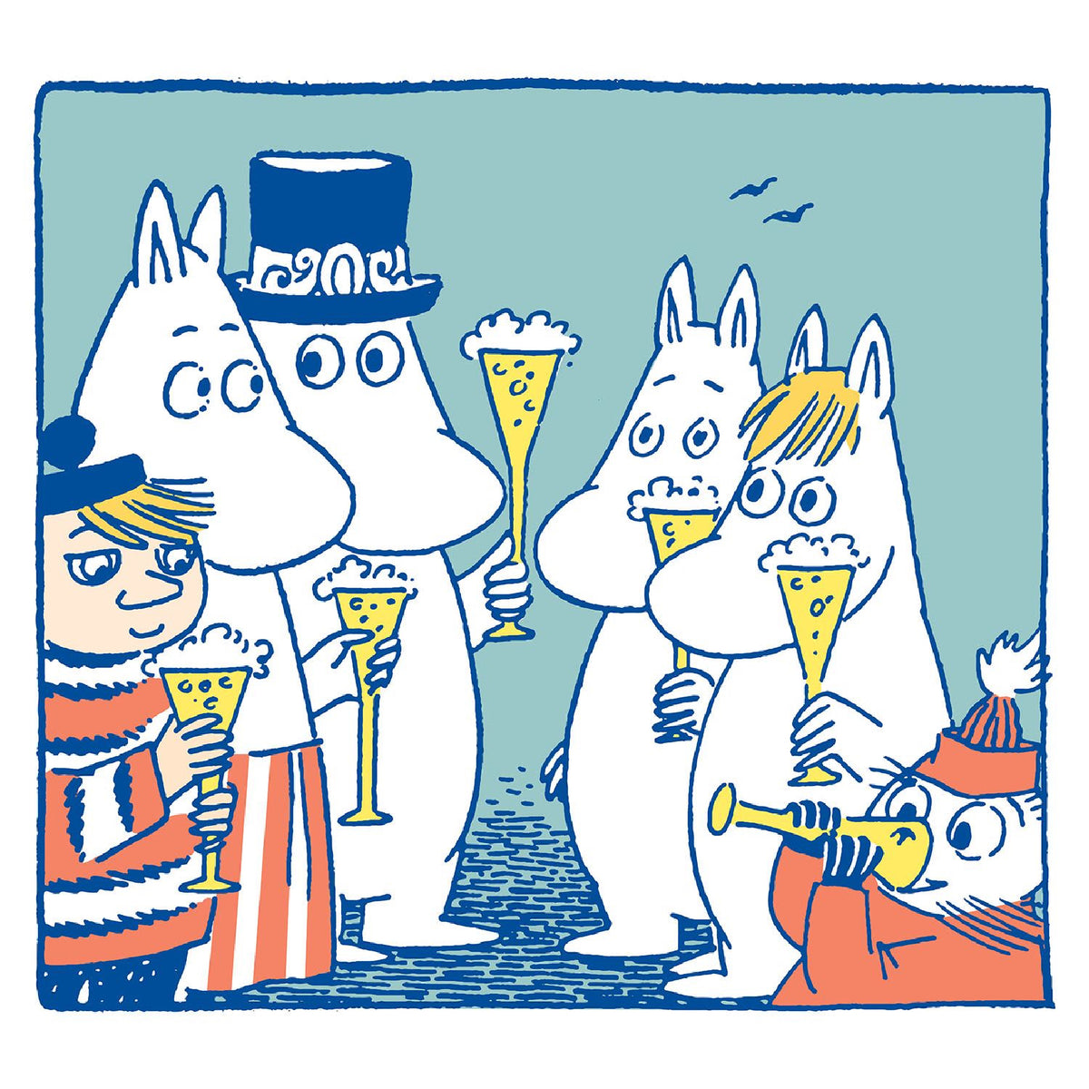 Greeting Card Moomin Party