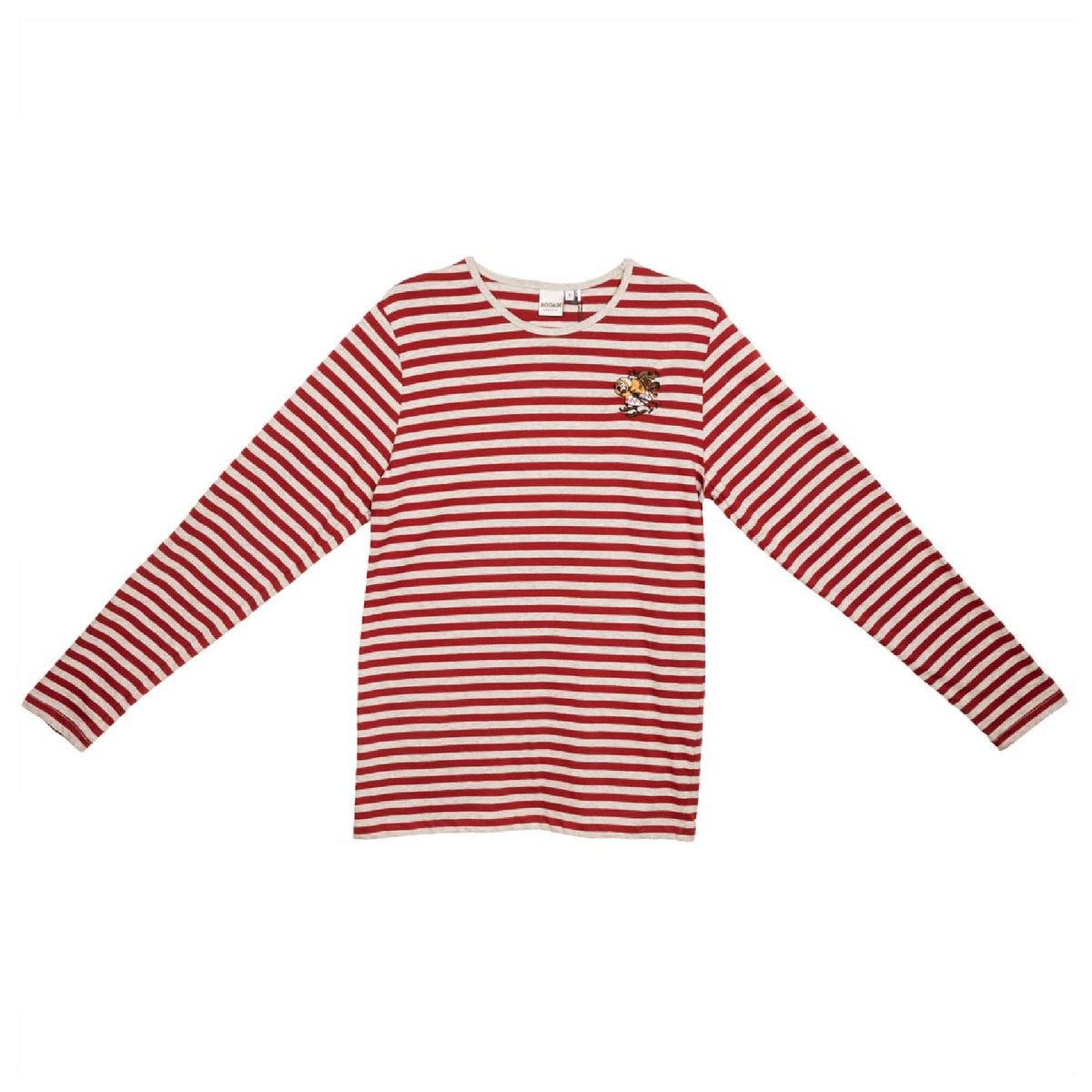 Long Sleeved Stripe T-Shirt Hemulen Red