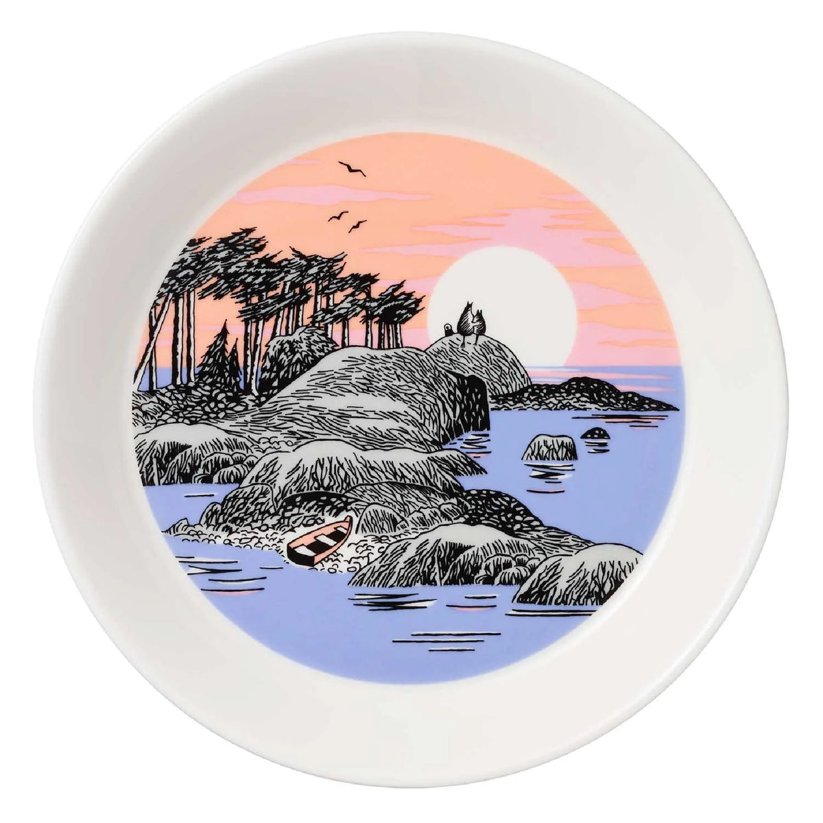 Moomin Collector&#39;s Edition Plates 2-pack 2023:  Snow Lantern &amp; Moomin&#39;s Day