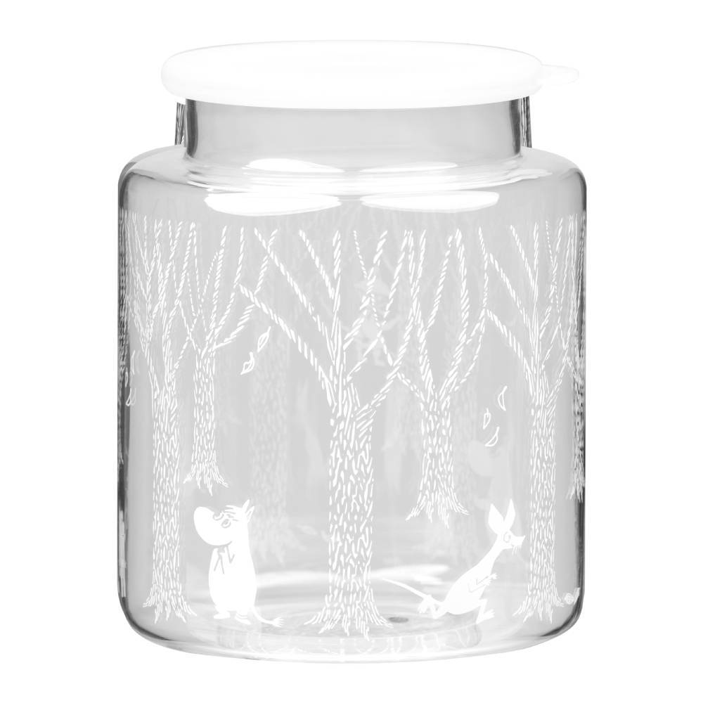 Moomin Glass Jar Moomin In the woods