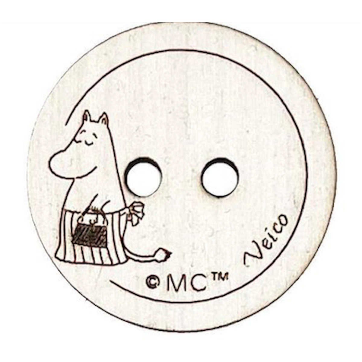 Moomin Wooden Button Moominmamma