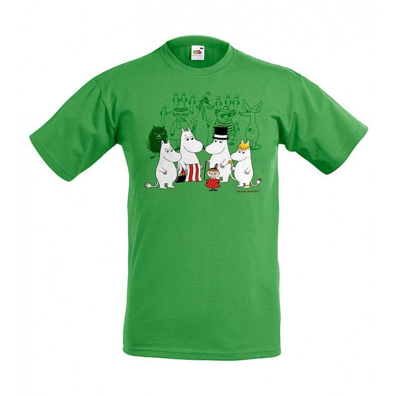 Moomin T-Shirt kids Residents Green - .