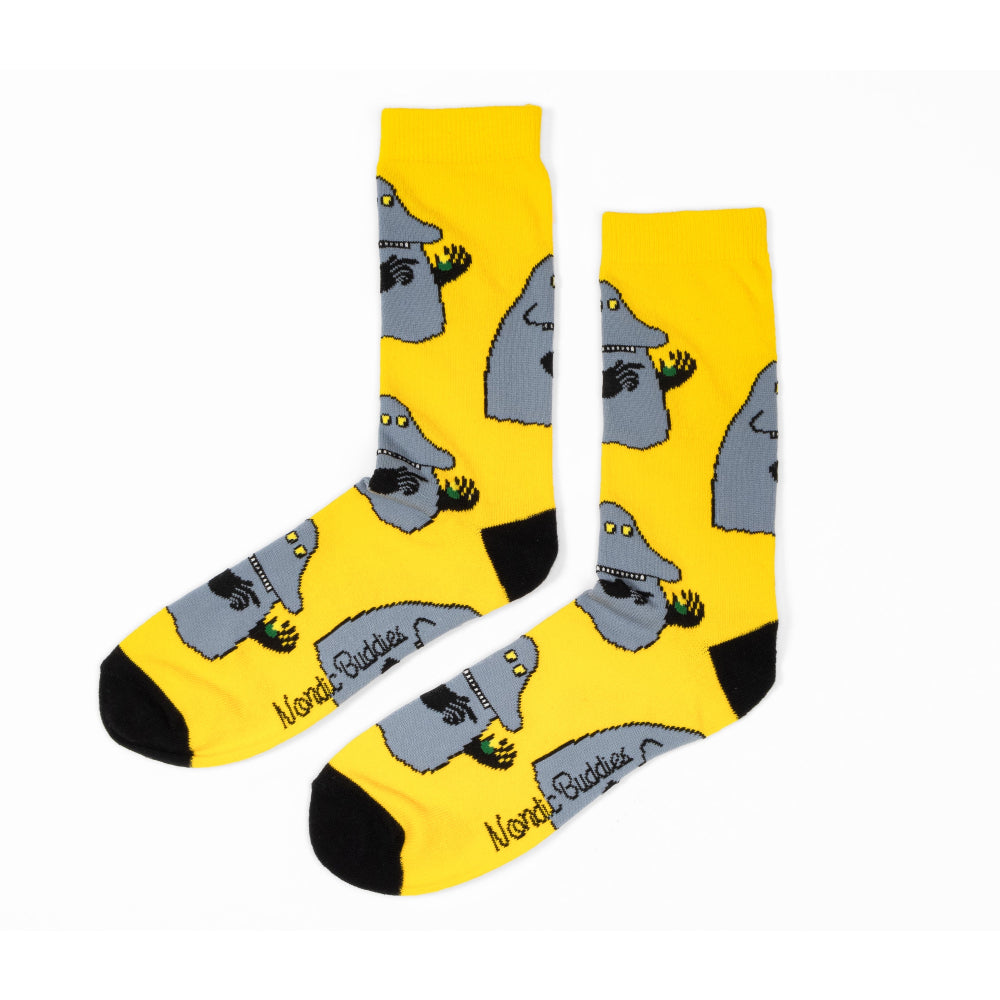 Moomin Socks The Groke Yellow