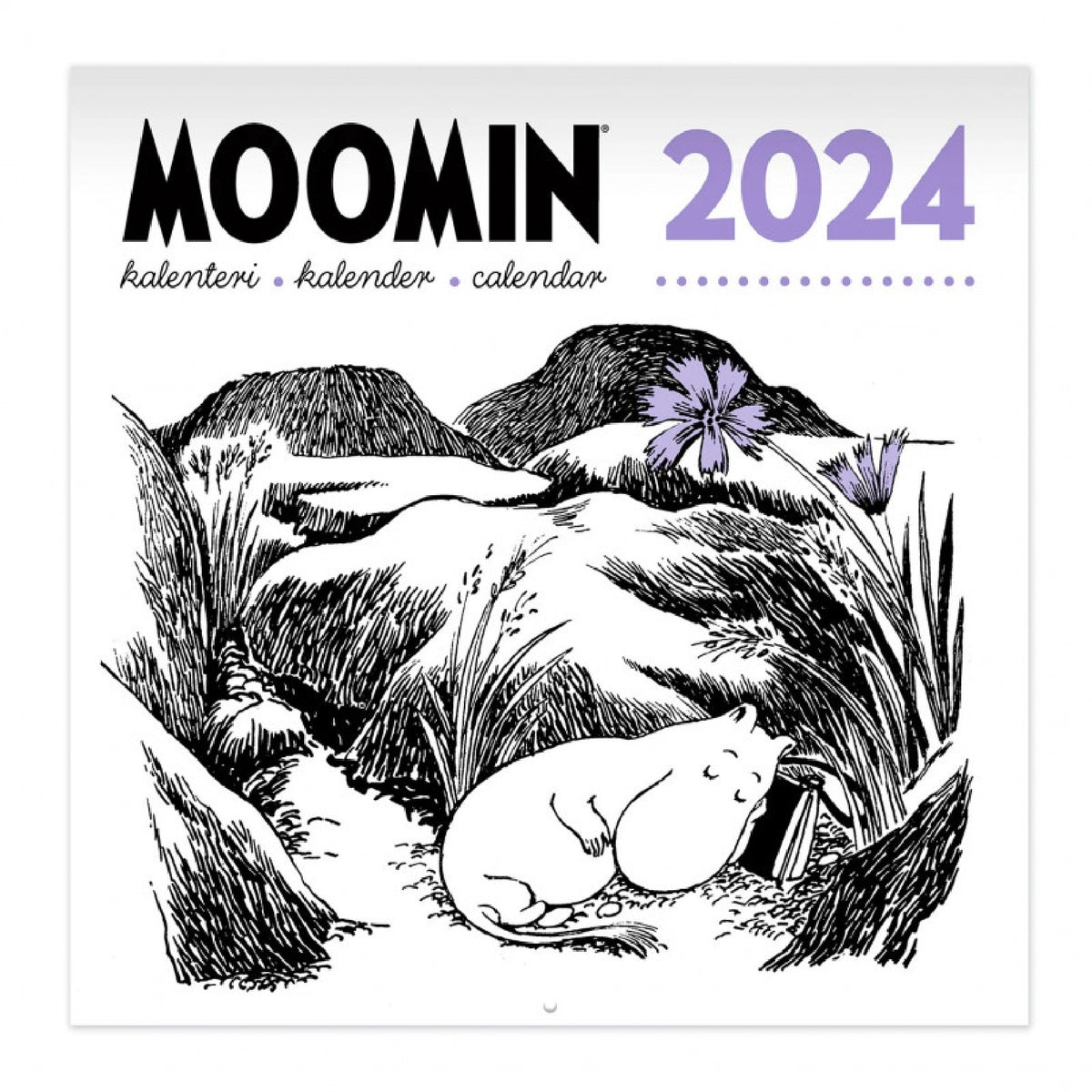 Moomin Wall Calendar 2024 size 30x30 cm The Official Moomin Shop