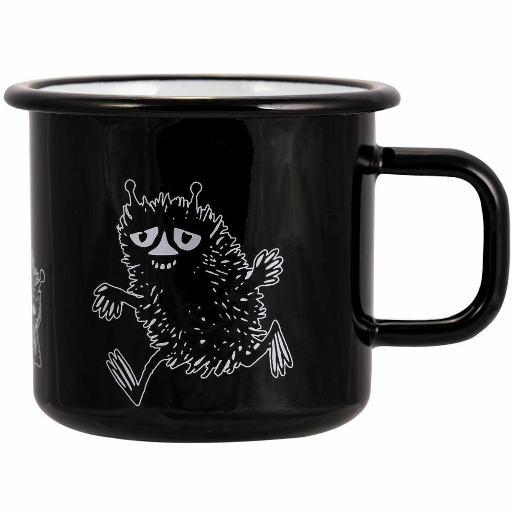 Moomin Enamel Mug 3.7 dl Stinky Black