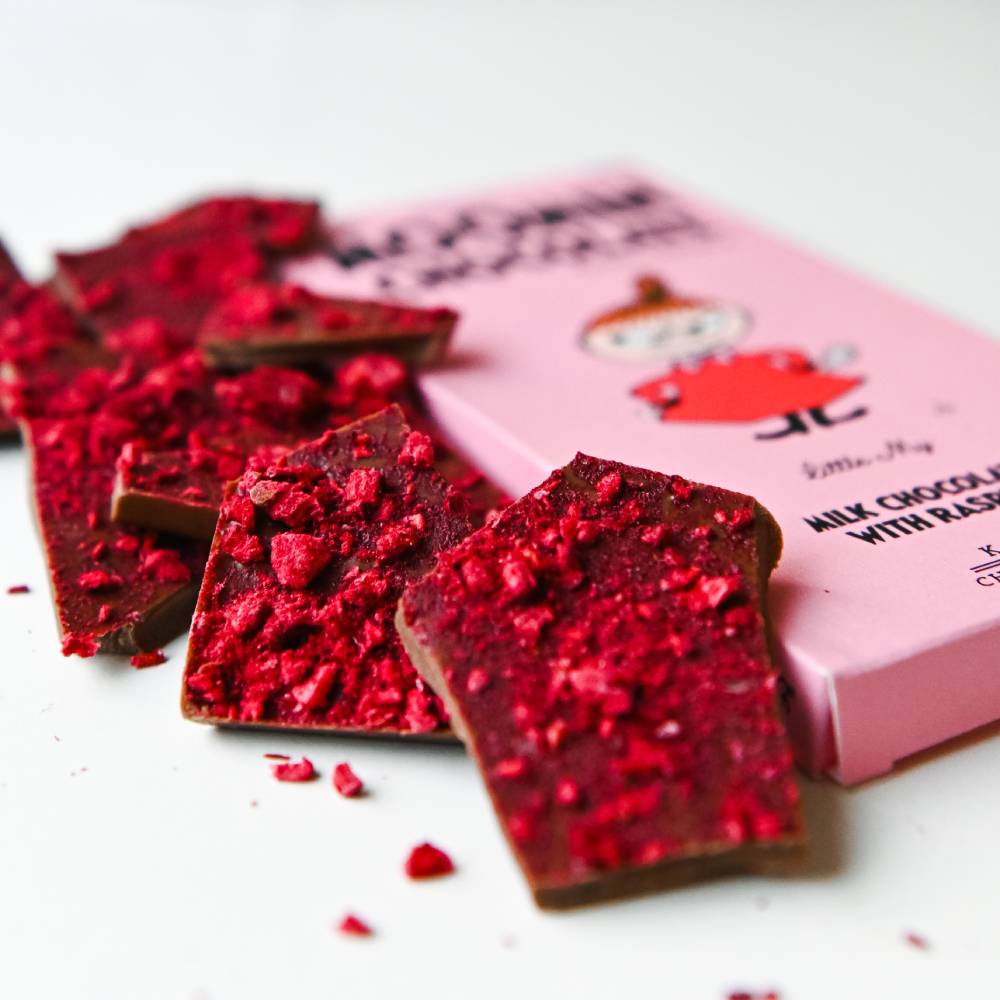 Little My Milk Chocolate with Raspberry - Kalmar Chokladfabrik