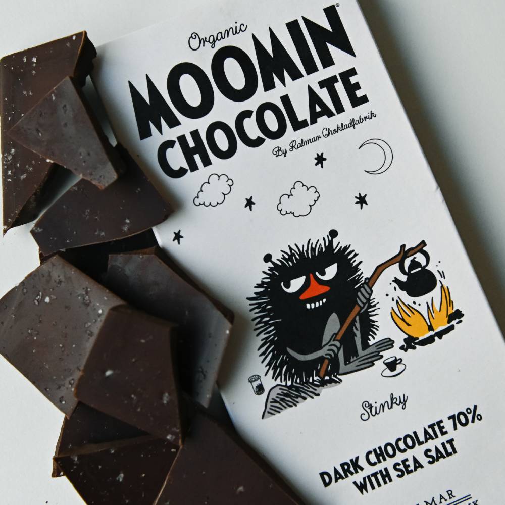 Stinky Dark Chocolate with Sea Salt - Kalmar Chokladfabrik